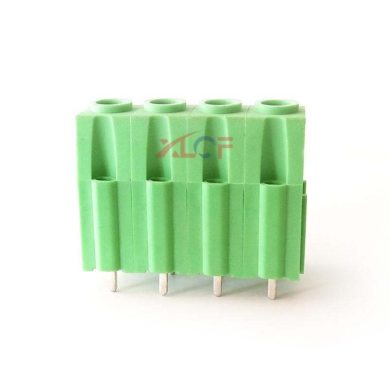 CE Certified Flame Retardant PA66 Through Hole PCB Screw Terminal Connectors for Industrial Control