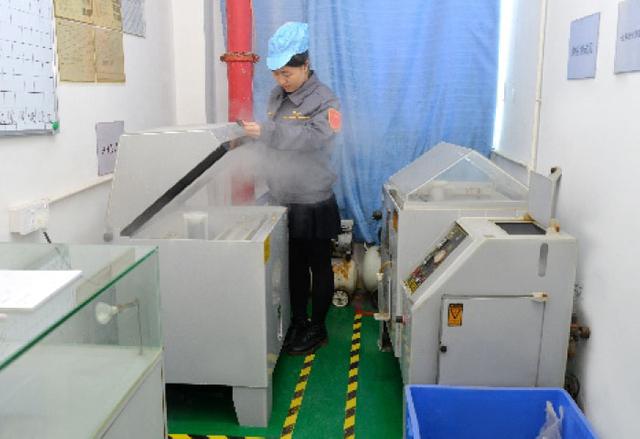 Salt spray test chamber