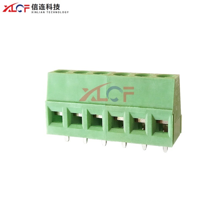 CE Certified Flame Retardant PA66 PCB Screw Terminal Connectors for Industrial Control